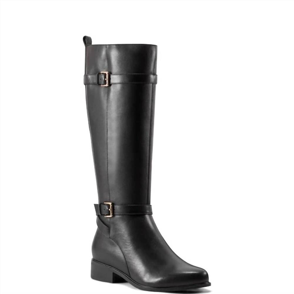 NEW ROCKPORT women's harper riding boot in black